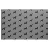 Engels Springer Spaniel Silhouettes Patroon Stof (Fat Quarter)