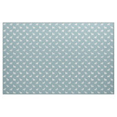 Engels Springer Spaniel Silhouettes Patroonblauw Stof (Yard (91,4 cm))