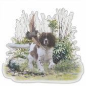 Engels Springer Spaniel Sticker (Voorkant)