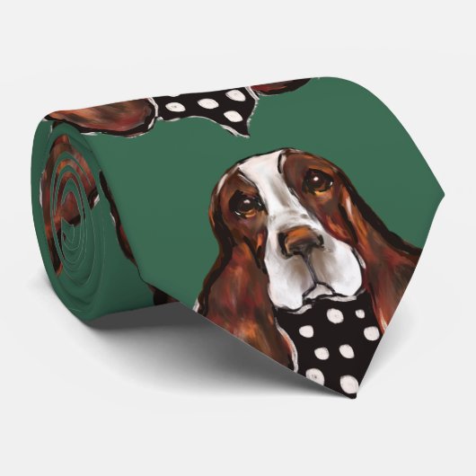 ENGELS SPRINGER SPANIEL STROPDAS (Opgerold)