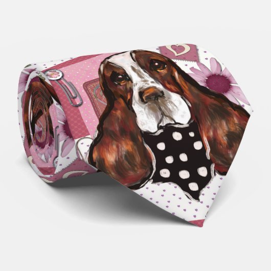 ENGELS SPRINGER SPANIEL STROPDAS (Opgerold)