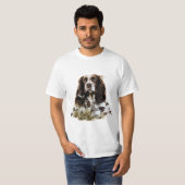 Engels Springer Spaniel T-shirt (Voorkant volledig)