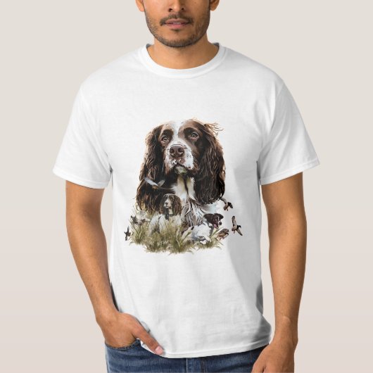 Engels Springer Spaniel T-shirt (Voorkant)