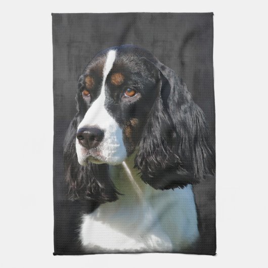 Engels Springer Spaniel Theedoek (Verticaal)