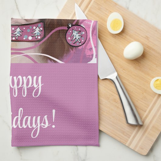 ENGELS SPRINGER SPANIEL THEEDOEK (Quarter Fold)