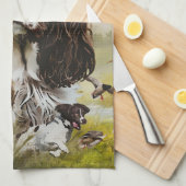 Engels Springer Spaniel Theedoek (Quarter Fold)