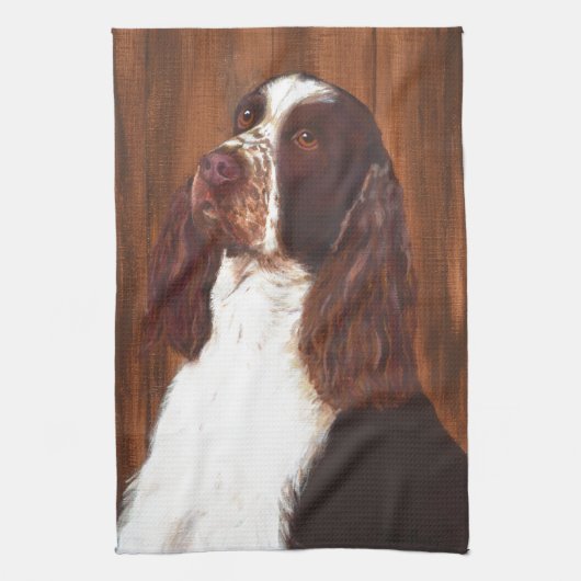 Engels Springer Spaniel Theedoek (Verticaal)