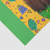 Engels Springer Spaniel Tissuepapier (Detail)