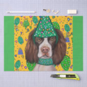 Engels Springer Spaniel Tissuepapier (Craft)