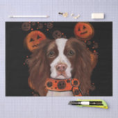 Engels Springer Spaniel Tissuepapier (Craft)
