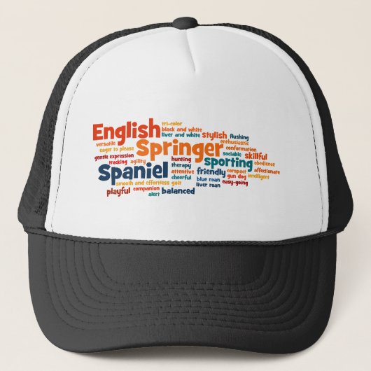 Engels Springer Spaniel Trucker Pet (Voorkant)