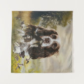Engels Springer Spaniel Wandkleed (Voorkant (horizontaal))