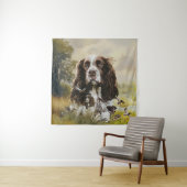 Engels Springer Spaniel Wandkleed (In situ)