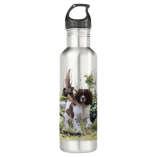 Engels Springer Spaniel Waterfles (Voorkant)