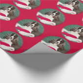 Engels Springer Spaniel Wrapping Paper Cadeaupapier (Hoek)