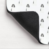 Engels Springer Spaniel (zwart-wit) Muismat (Hoek)