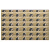 engels springerspaniel in tarwe.png stof (Fat Quarter)