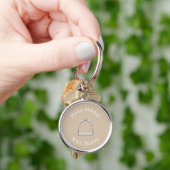 Engels Stirrup Beige: "have Horse Will Travel" Sleutelhanger (Hand)