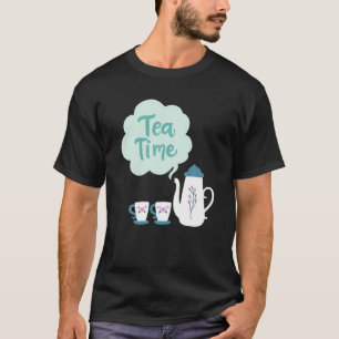 Engels Tea Time British Midmiddag Tea Drinker Tea T-shirt