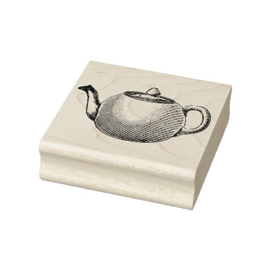 Engels Teapot Rubber Art Stamp Rubberstempel (Stempel)