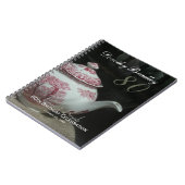  Engels theepot 80th Birthday Guest Book Notitieboek (Linkerzijde)