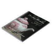  Engels theepot 90th Birthday Guest Book Notitieboek (Linkerzijde)