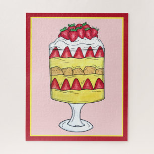 Engels Trifle Fruit Custard Dessert British Food Legpuzzel