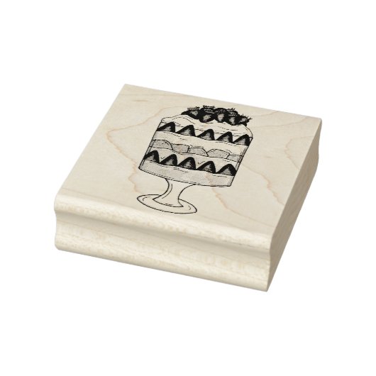 Engels Trifle Fruit Custard Dessert British Food Rubberstempel (Stempel)