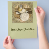 Engels Trumpeter Pigeon Gold Lijst Flyer (Hand)