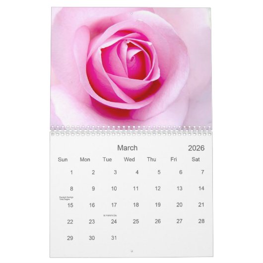 Engels Tuin Florals 2024 Kalender (Mar 2026)