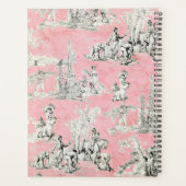 Engels Tuin Roze & Zwart Tegelplanner Planner (Achterkant)