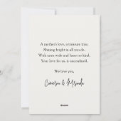 Engels Tuinboeket Beste Mama Ooit Moederdag Feestdagenkaart (Achterkant)