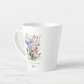 Engels Tuinboeket Beste Mama Ooit Moederdag Latte Mok (Linkerhoek)