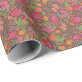 Engels tuinpatroon Cadeaupapier (Rol Hoek)