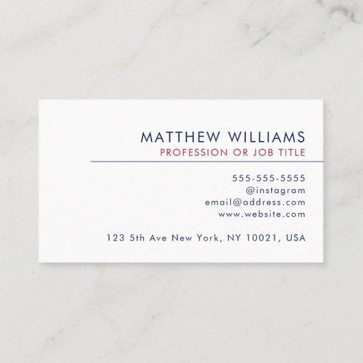 Engels Tutor Professional QR Code Modern Visitekaartje (Achterkant)