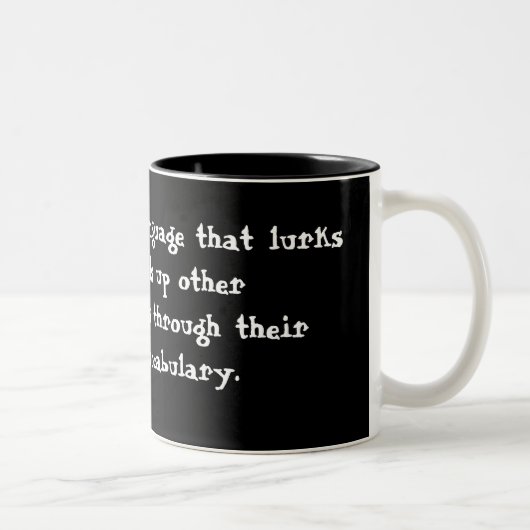 Engels Tweekleurige Koffiemok (Rechts)