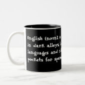 Engels Tweekleurige Koffiemok (Links)