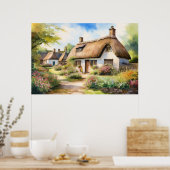 Engels Village Poster (Keuken)