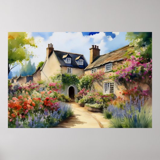 Engels Village Poster (Voorkant)