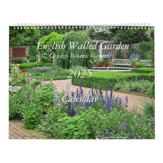 Engels Walled Garden 2025 Kalender (Hoes)