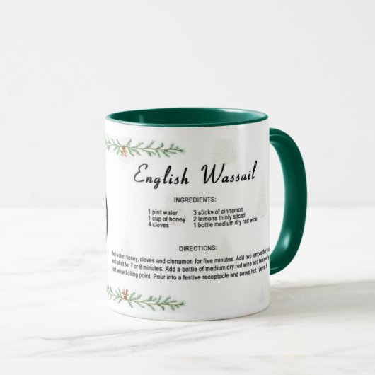 Engels Wassail Mok (Voorkant rechts)