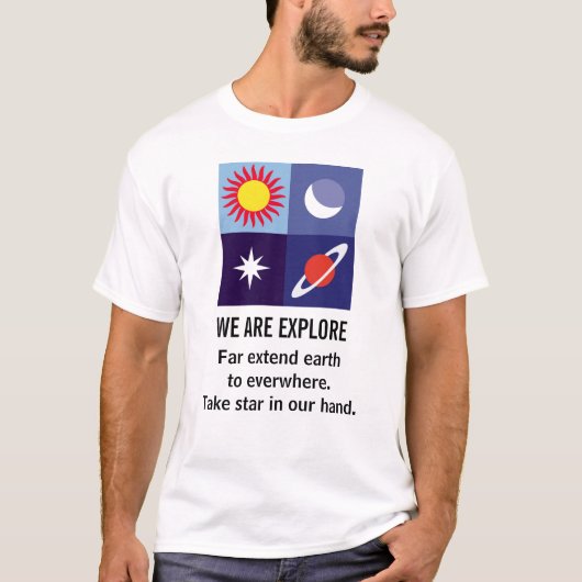 ENGELS: we zijn verkenning ! T-shirt (Voorkant)