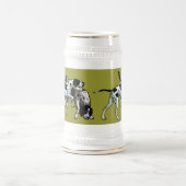 engels wijzer en setter bierpul (Center)