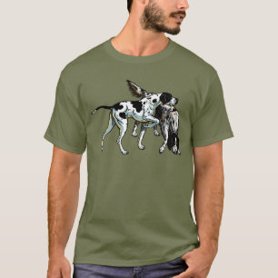 engels wijzer en setter t-shirt