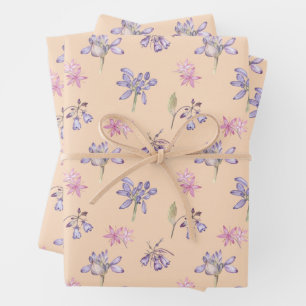  Engels Wildflower Bloemen Feestgeschenken Decor Inpakpapier Vel