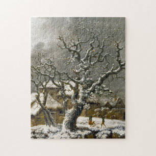Engels Winterlandschap print Legpuzzel