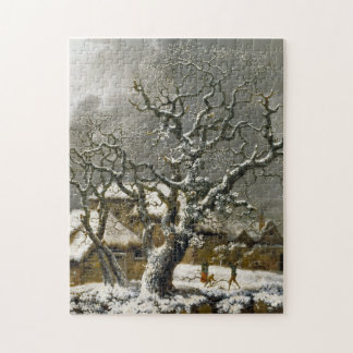 Engels Winterlandschap print Legpuzzel