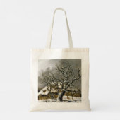 Engels Winterlandschap print Tote Bag (Achterkant)