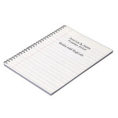 Engels/Wiskunde-taal Notitieboek (Linkerzijde)