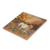 Engelse aanwijzer, Autumn Tapestry Poster Triptych Tegeltje (Zijkant)